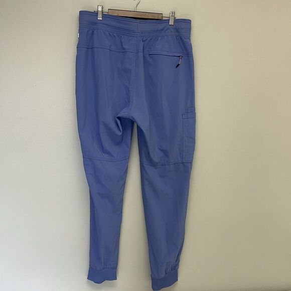 Infinity L Men’s Ceil Blue 5 Pocket Jogger Scrub Pants - Picture 7 of 16